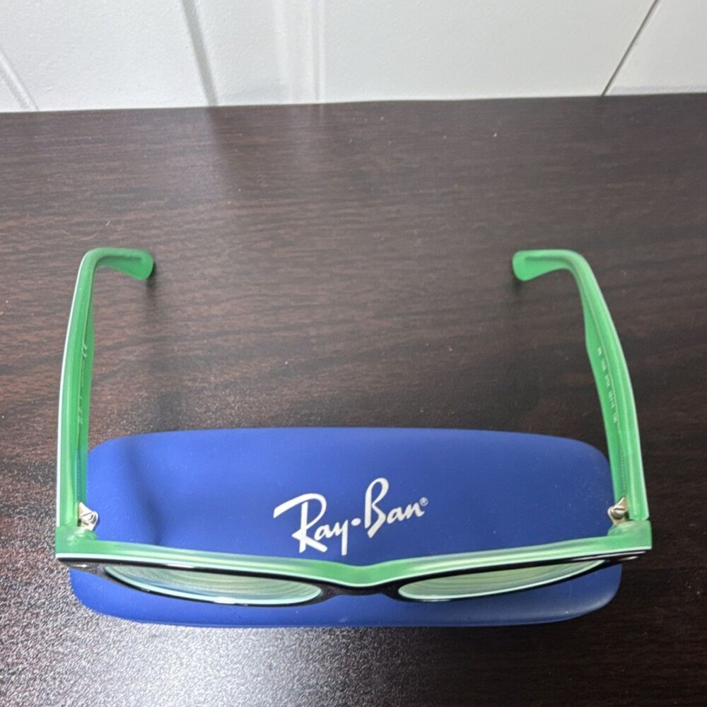Ray Ban Eyeglasses Blue Green trendy Eyewear - Picture 2 of 13